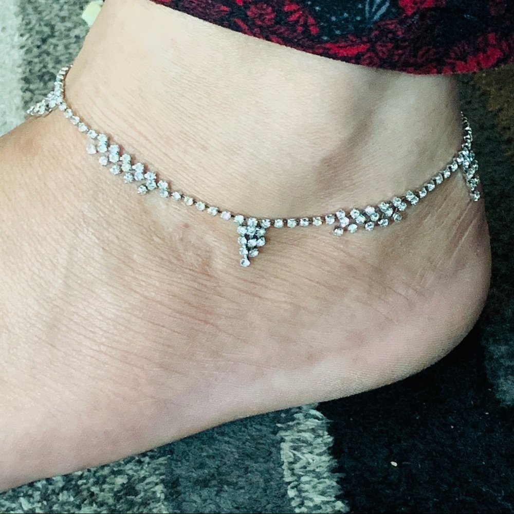 Rhinestone anklet bracelet ♥️